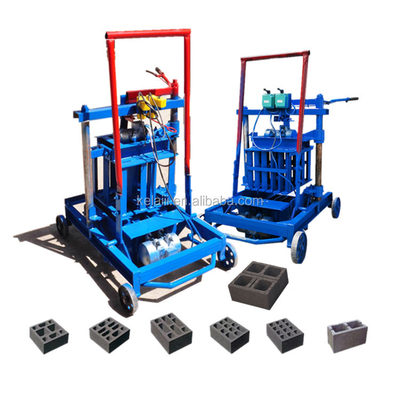 Construction material stores manual cement block brick making machine price diesel manual cavity concrete block brick maker concrete machine for sale